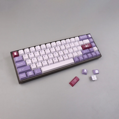 Tuzi GMK 104+26 Full PBT Dye Sublimation Keycaps Set for Cherry MX Mechanical Gaming Keyboard 64/87/96